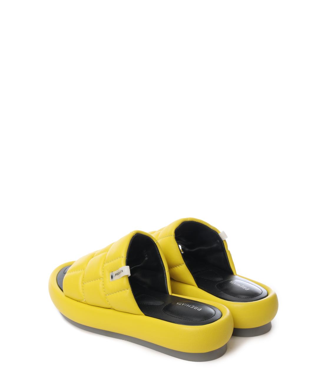 PREMIATA Желтые шлепанцы, фото 2