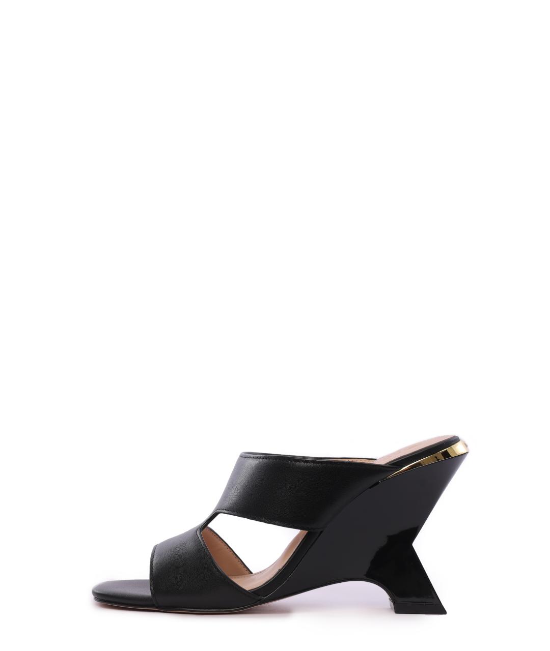 PINKO Черные мюли, фото 6