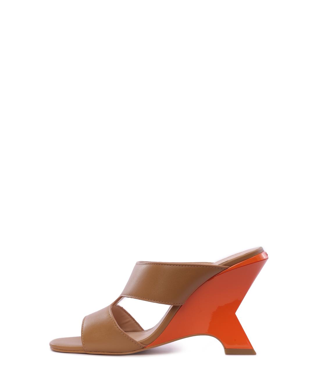 PINKO Бежевые мюли, фото 7