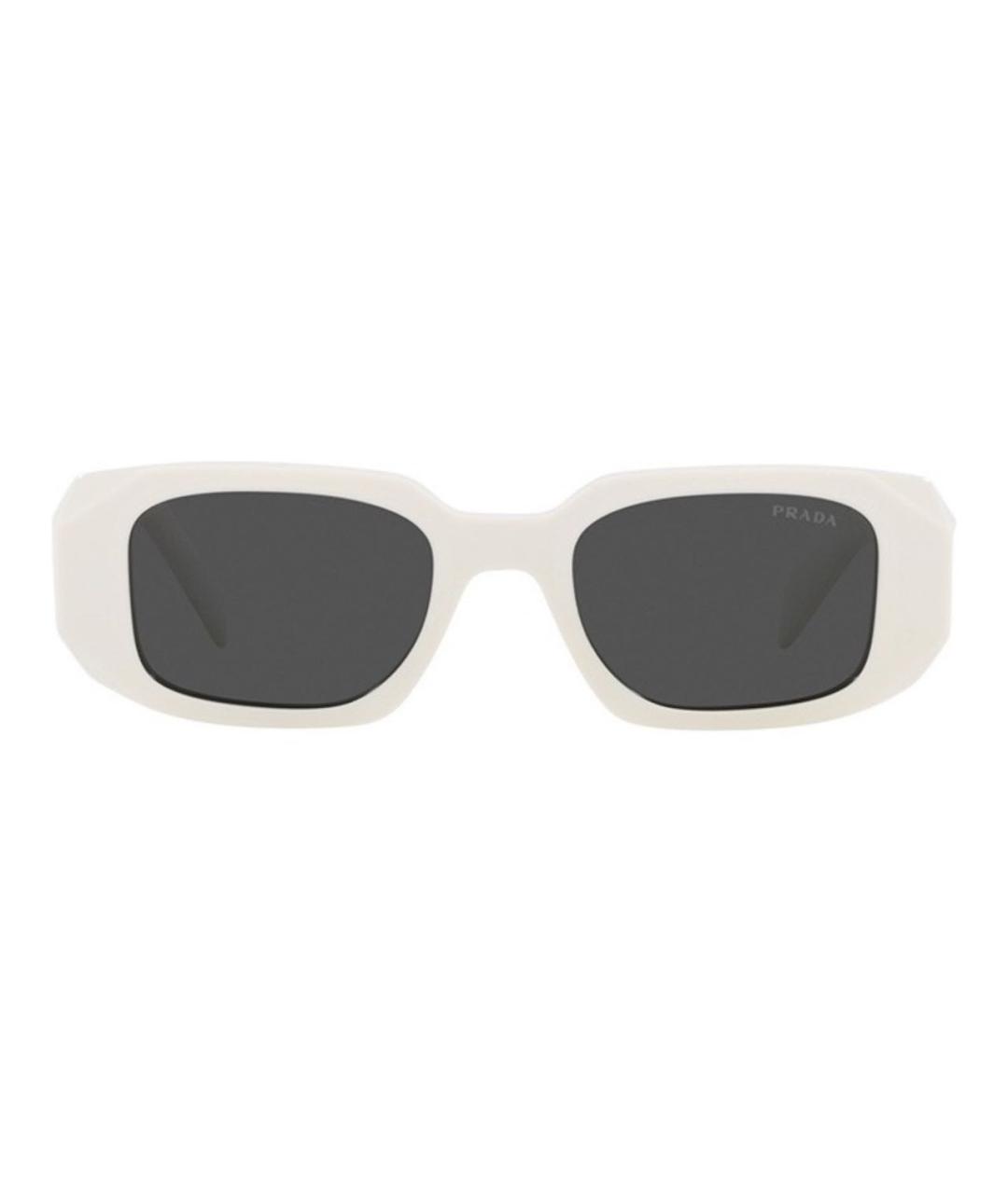 PRADA Белые солнцезащитные очки, фото 1