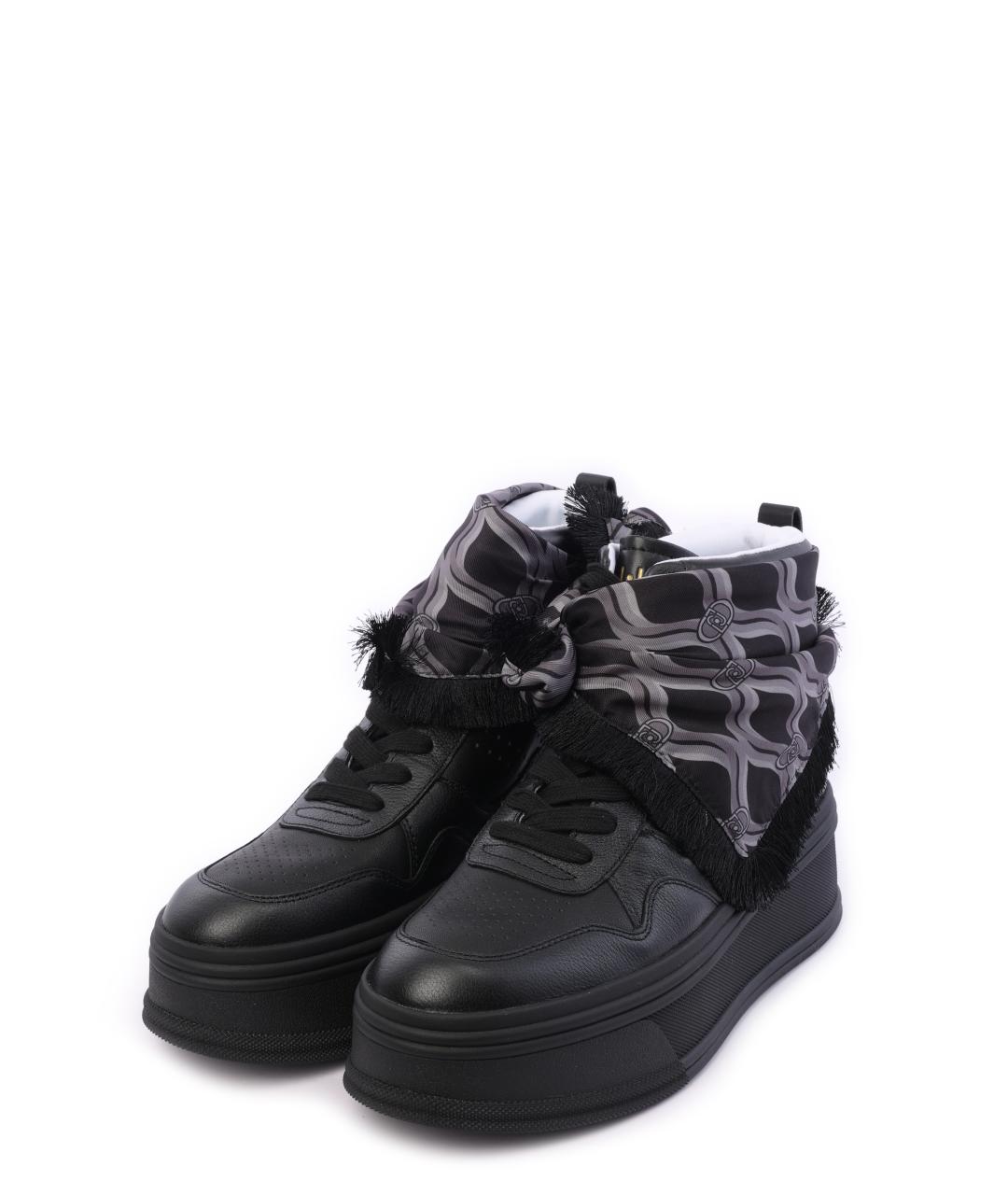 LIU JO Черные кеды, фото 2