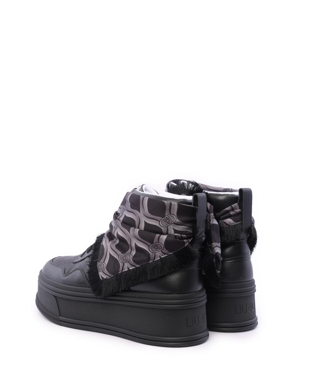 LIU JO Черные кеды, фото 3