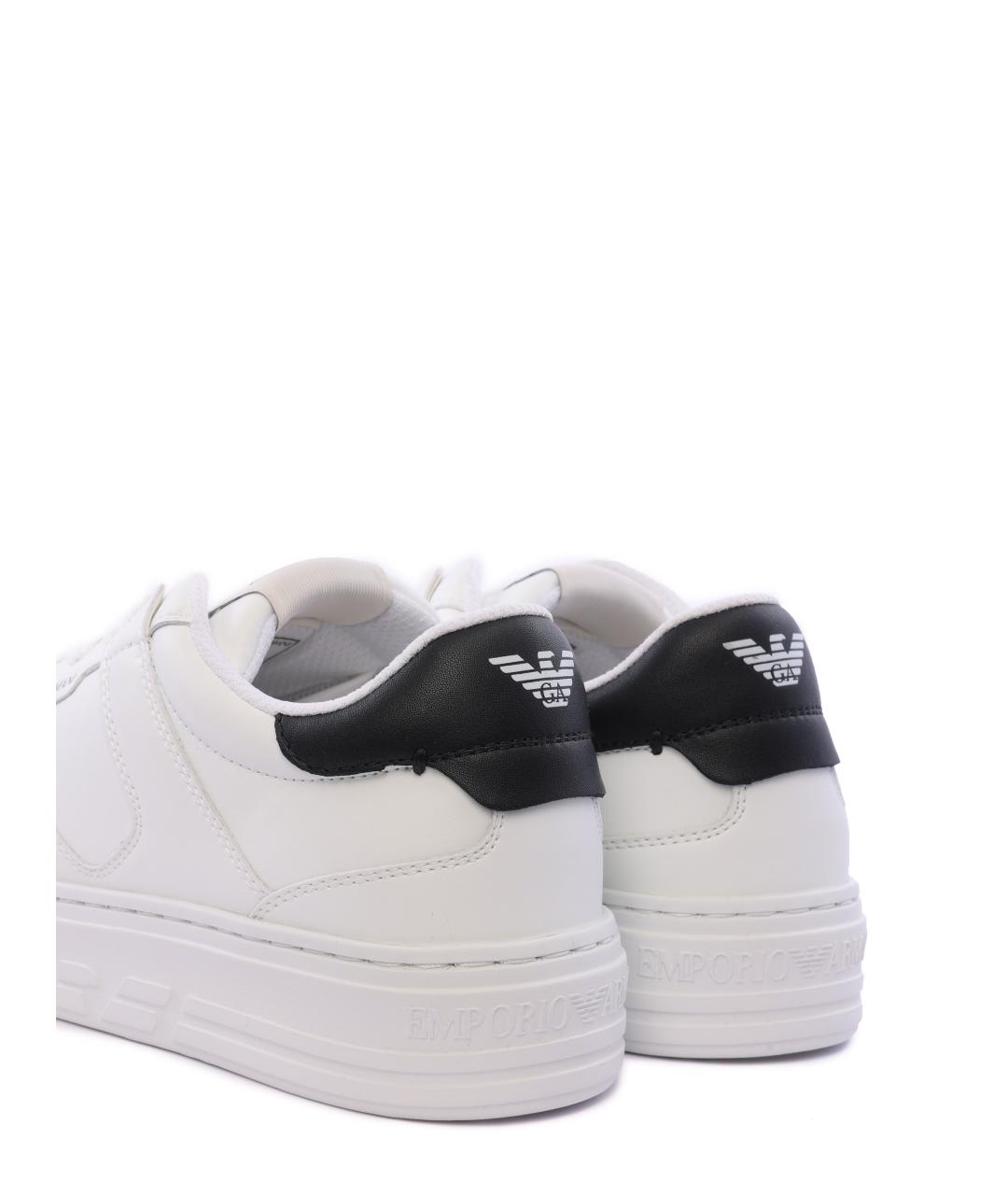 EMPORIO ARMANI Белые кеды, фото 3