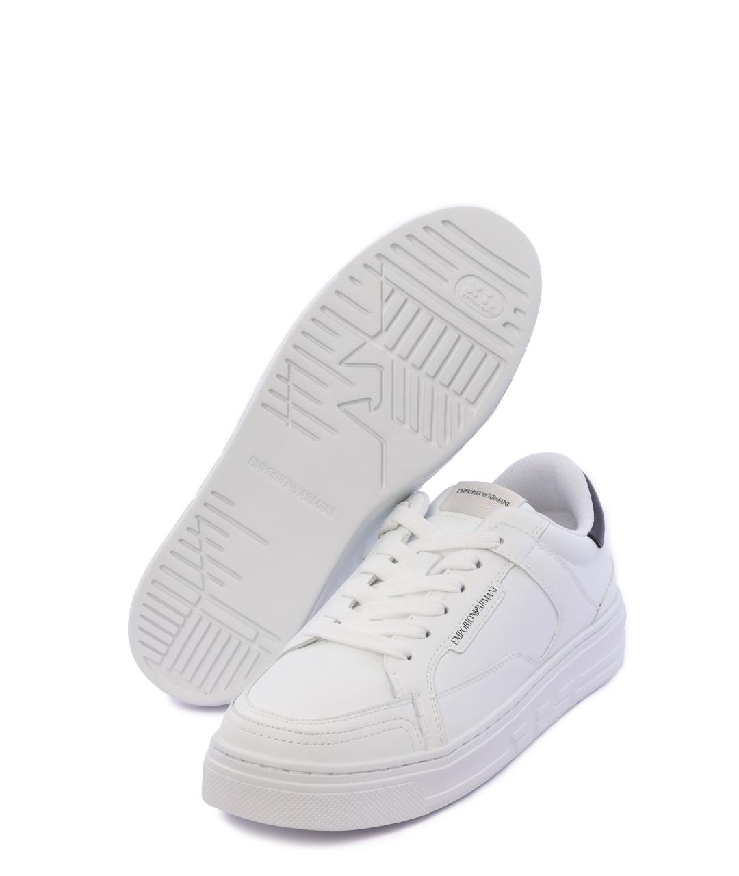 EMPORIO ARMANI Белые кеды, фото 4