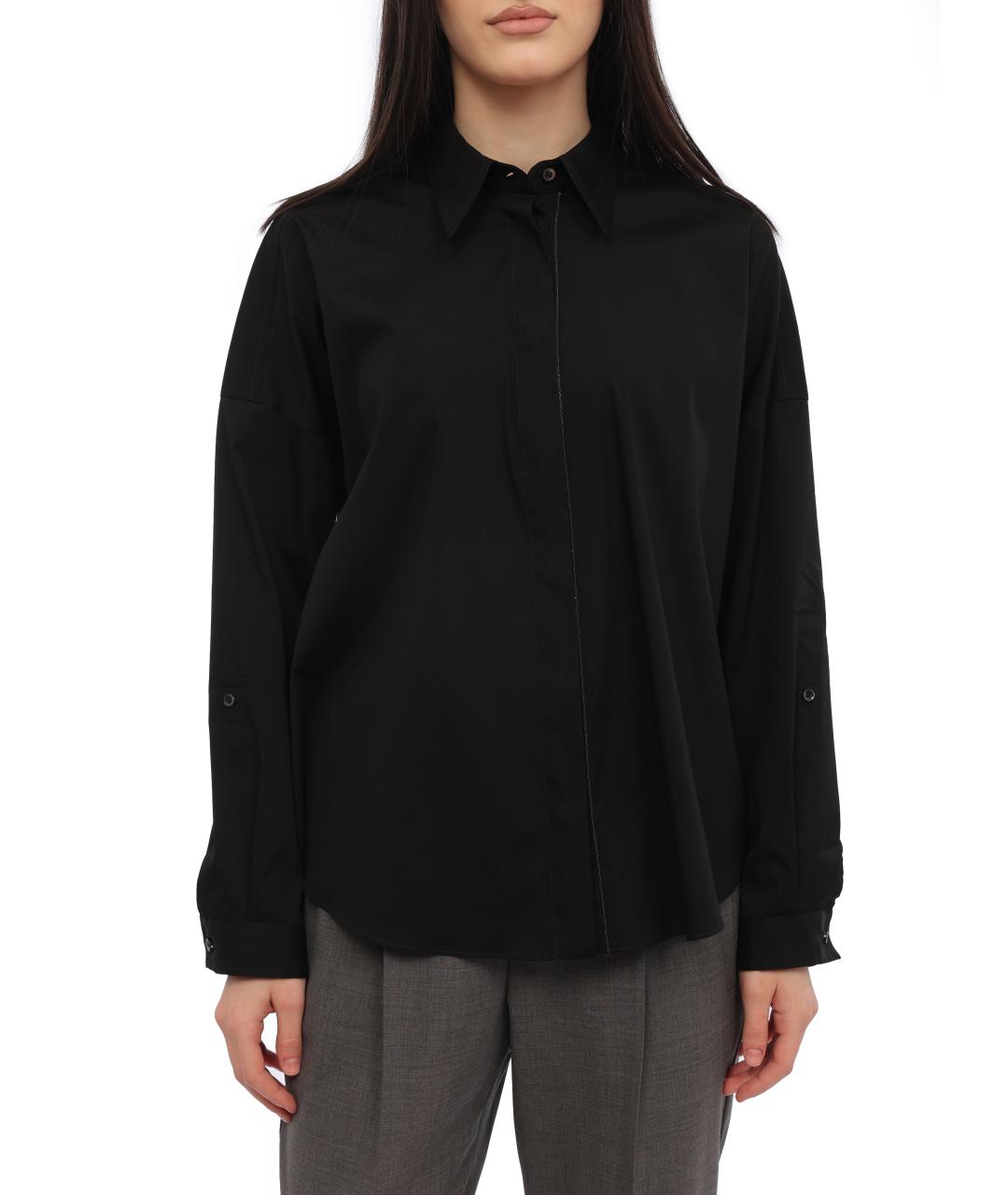 BRUNELLO CUCINELLI Черная рубашка, фото 7