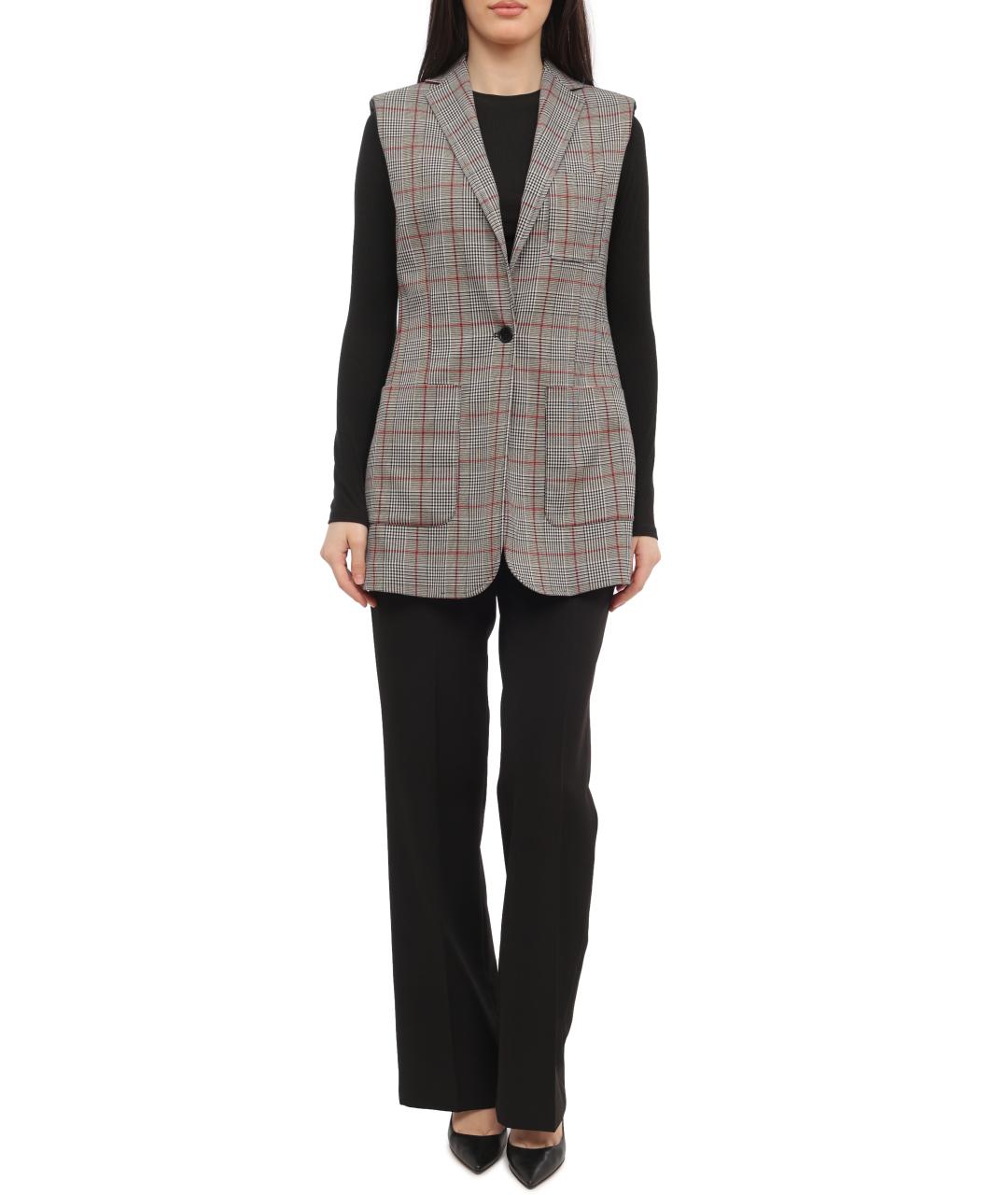 LIU JO Серый жилет, фото 2