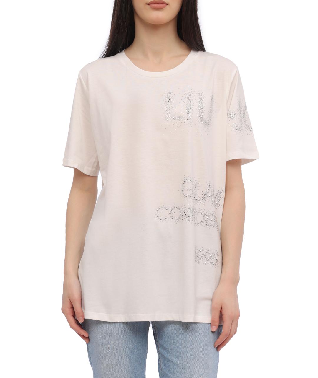 LIU JO Белая футболка, фото 6