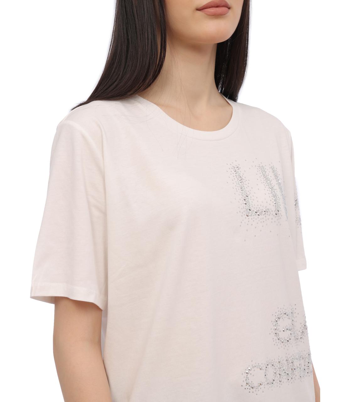 LIU JO Белая футболка, фото 5