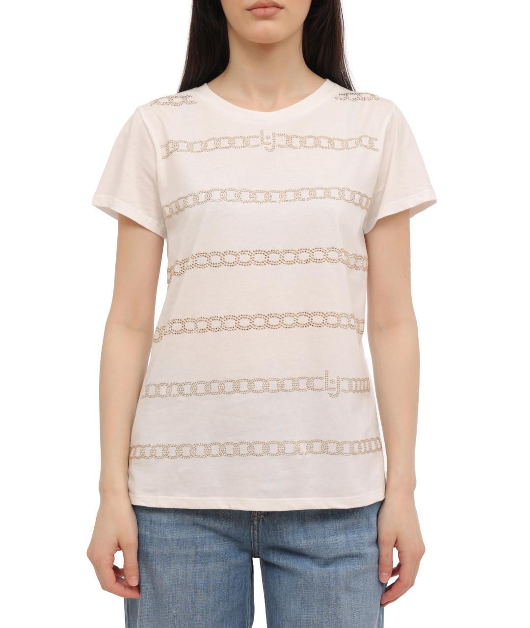 LIU JO Белая футболка, фото 6