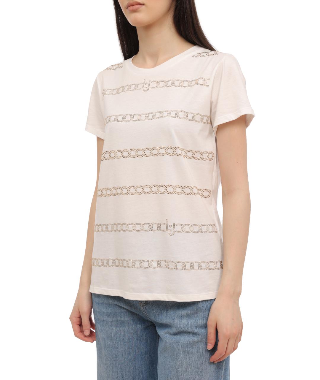 LIU JO Белая футболка, фото 2