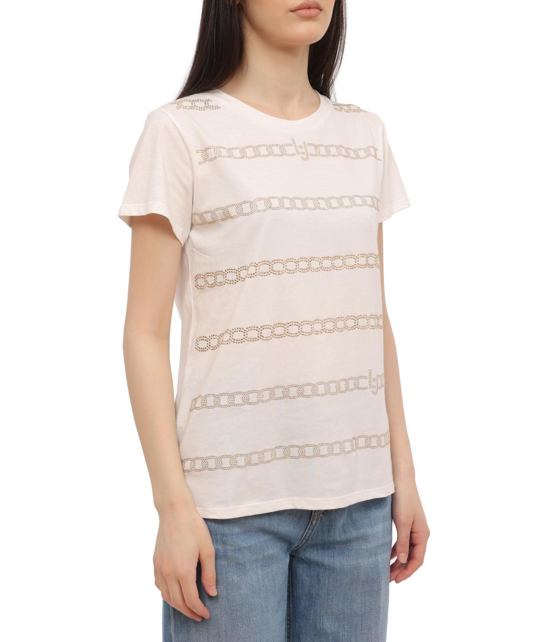 LIU JO Белая футболка, фото 5