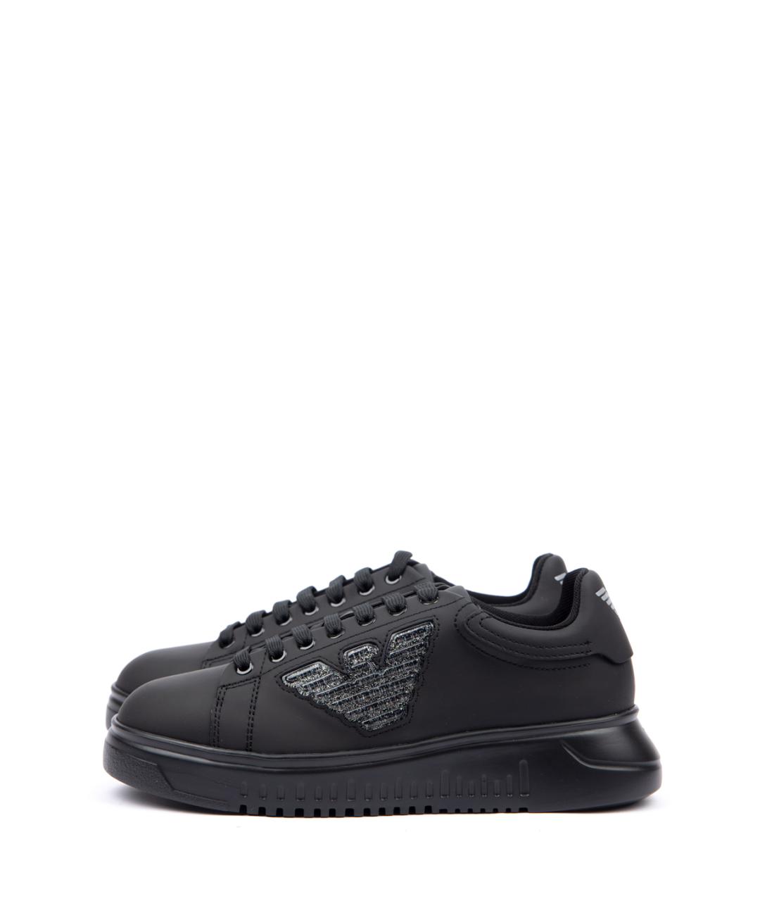 EMPORIO ARMANI Черные кеды, фото 5