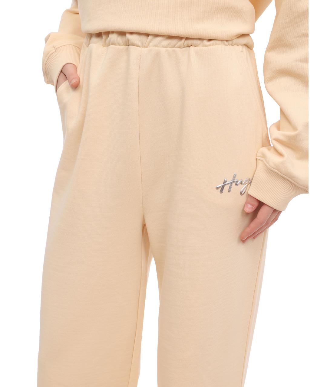 HUGO BOSS Бежевые брюки широкие, фото 5