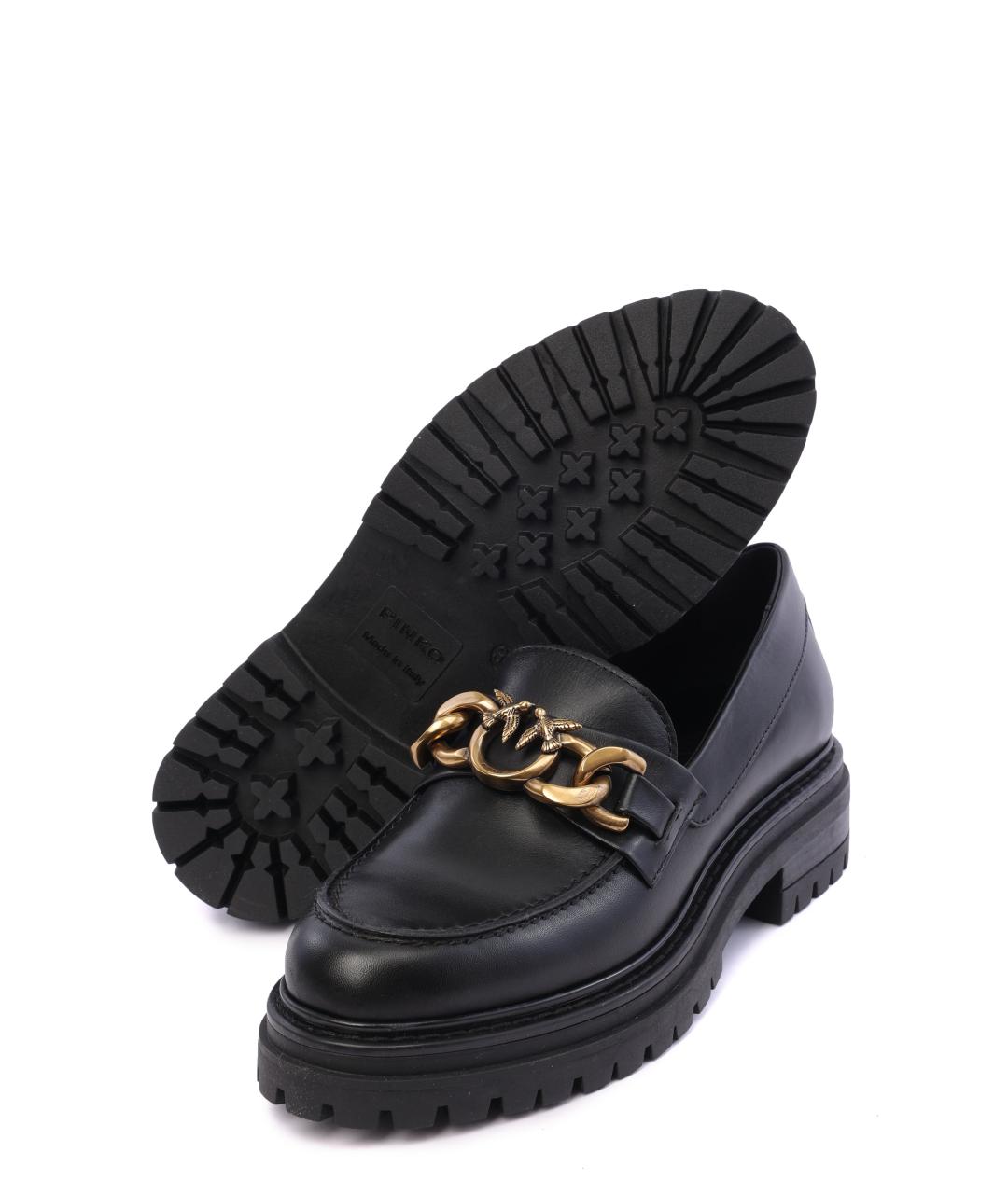 PINKO Черные лоферы, фото 7