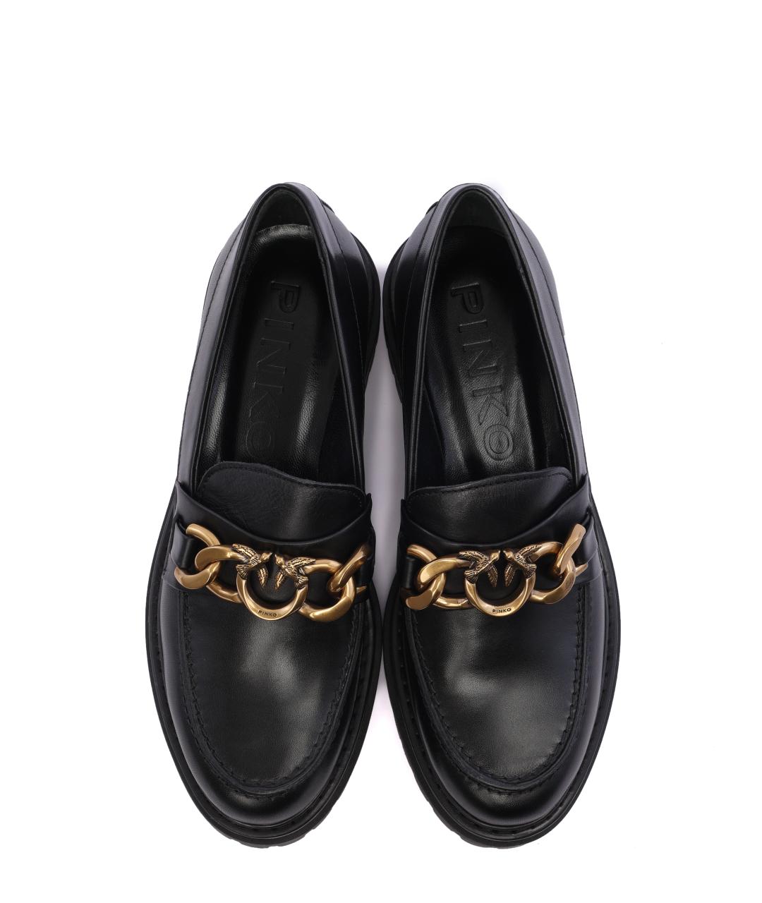 PINKO Черные лоферы, фото 6