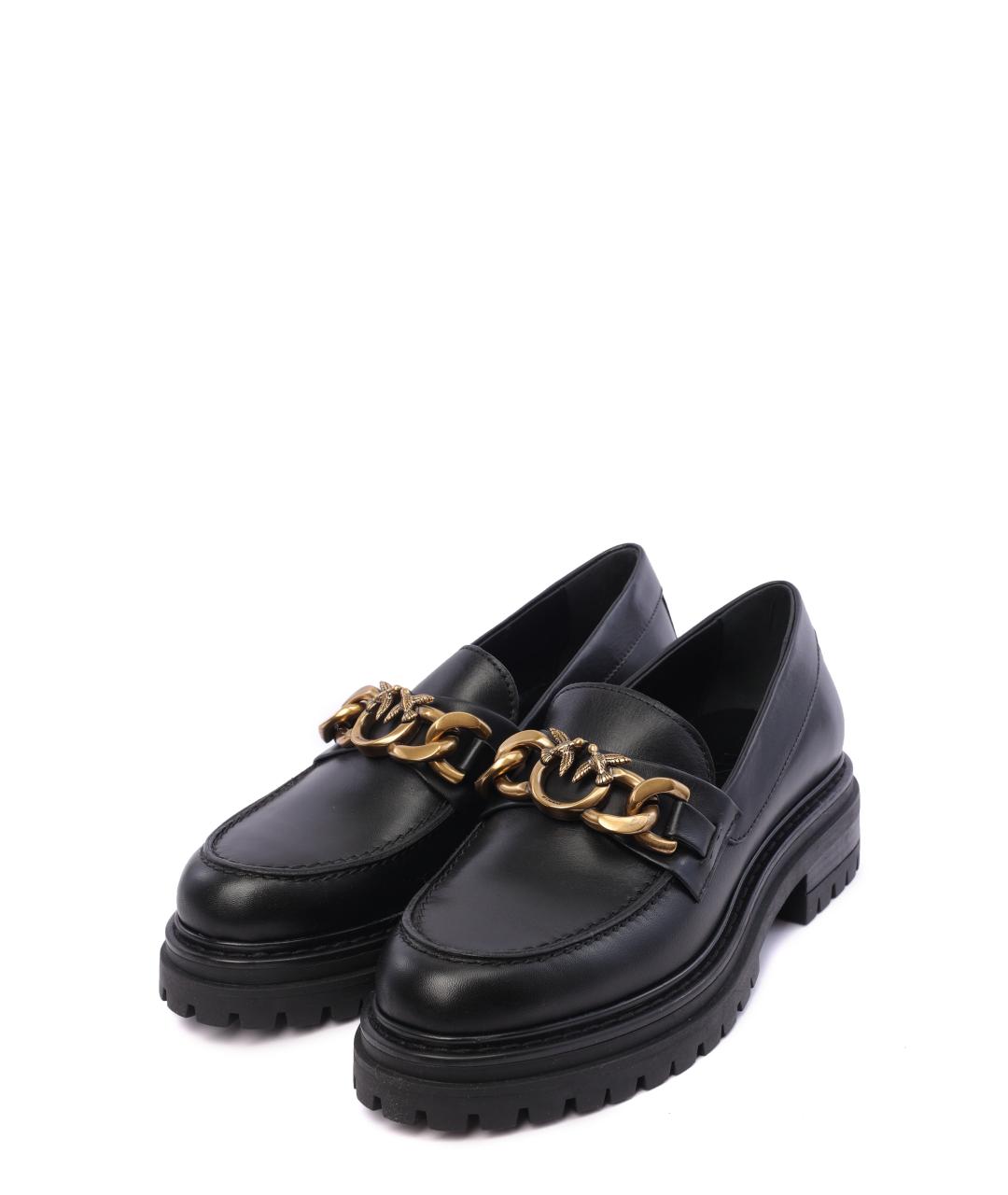 PINKO Черные лоферы, фото 4