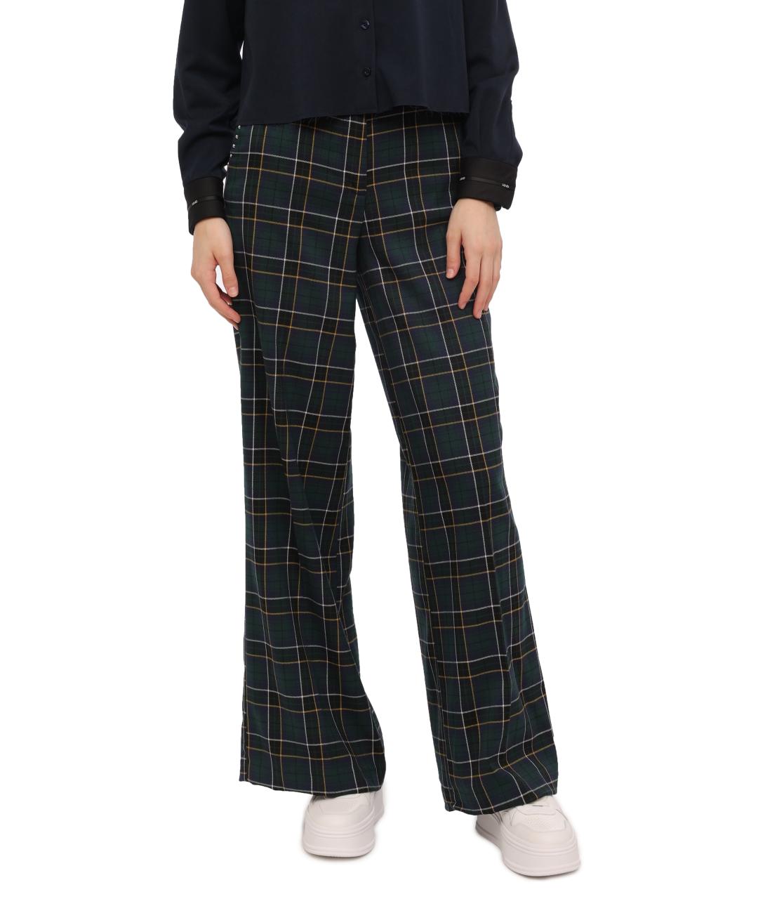 LIU JO Зеленые брюки широкие, фото 6