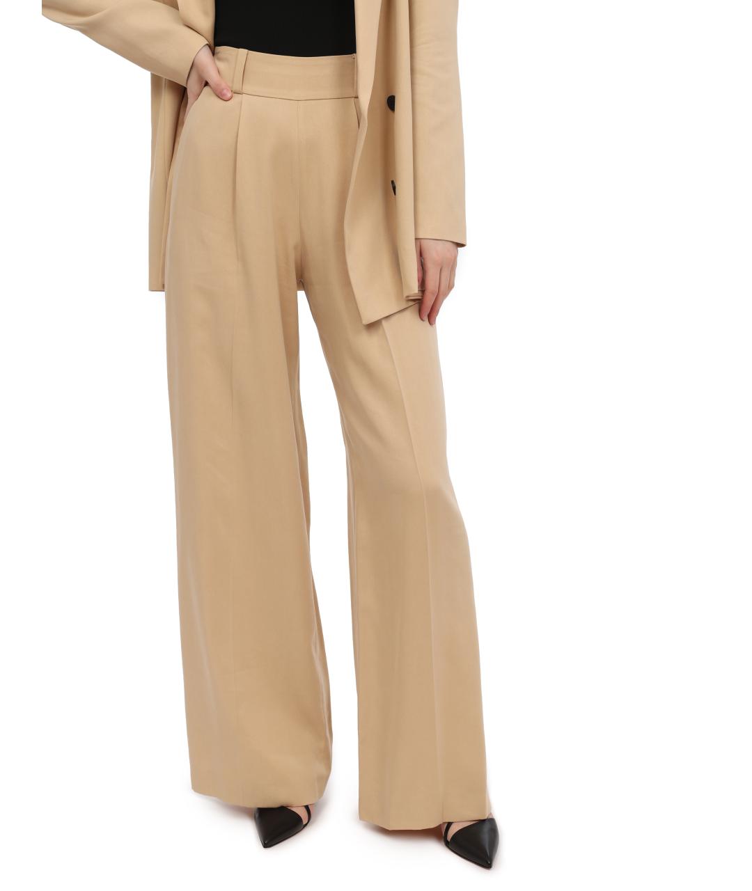 HUGO BOSS Бежевые прямые брюки, фото 6