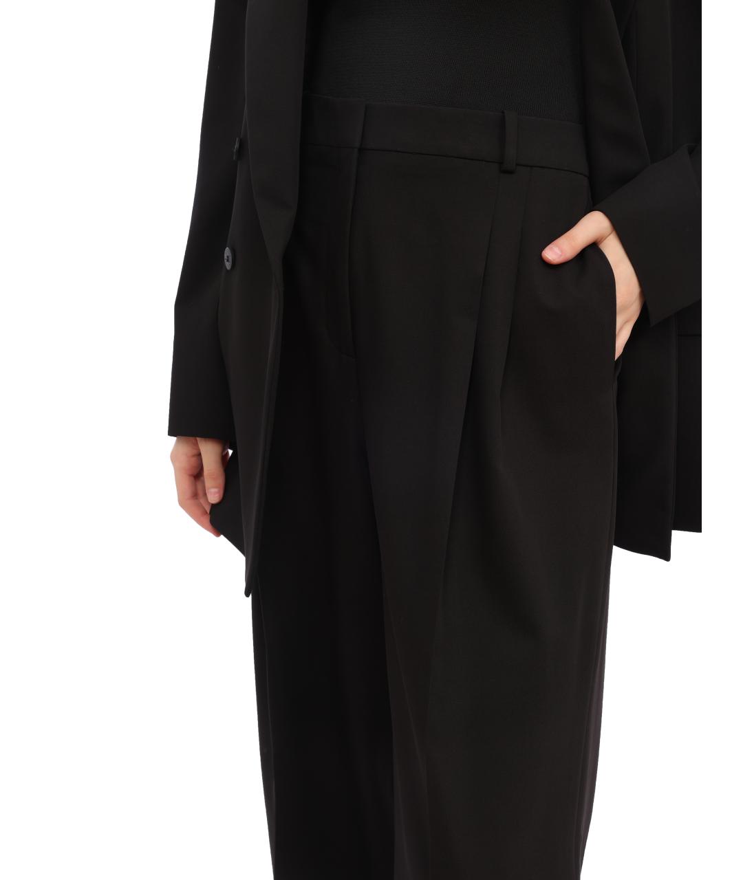 HUGO BOSS Черные брюки широкие, фото 4