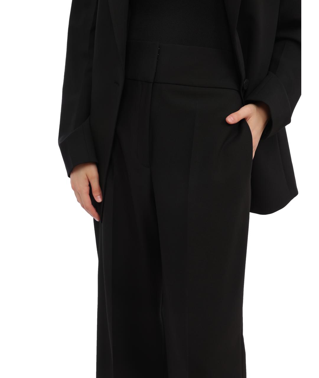 HUGO BOSS Черные прямые брюки, фото 3