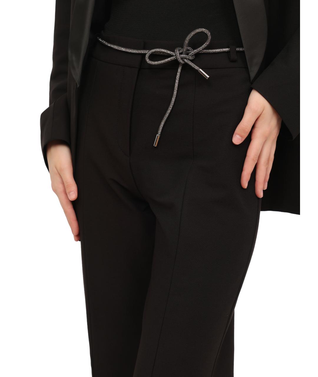 HUGO BOSS Черные прямые брюки, фото 2