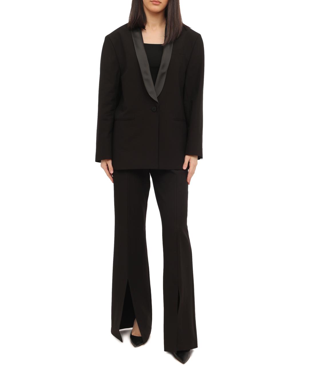 HUGO BOSS Черные прямые брюки, фото 3