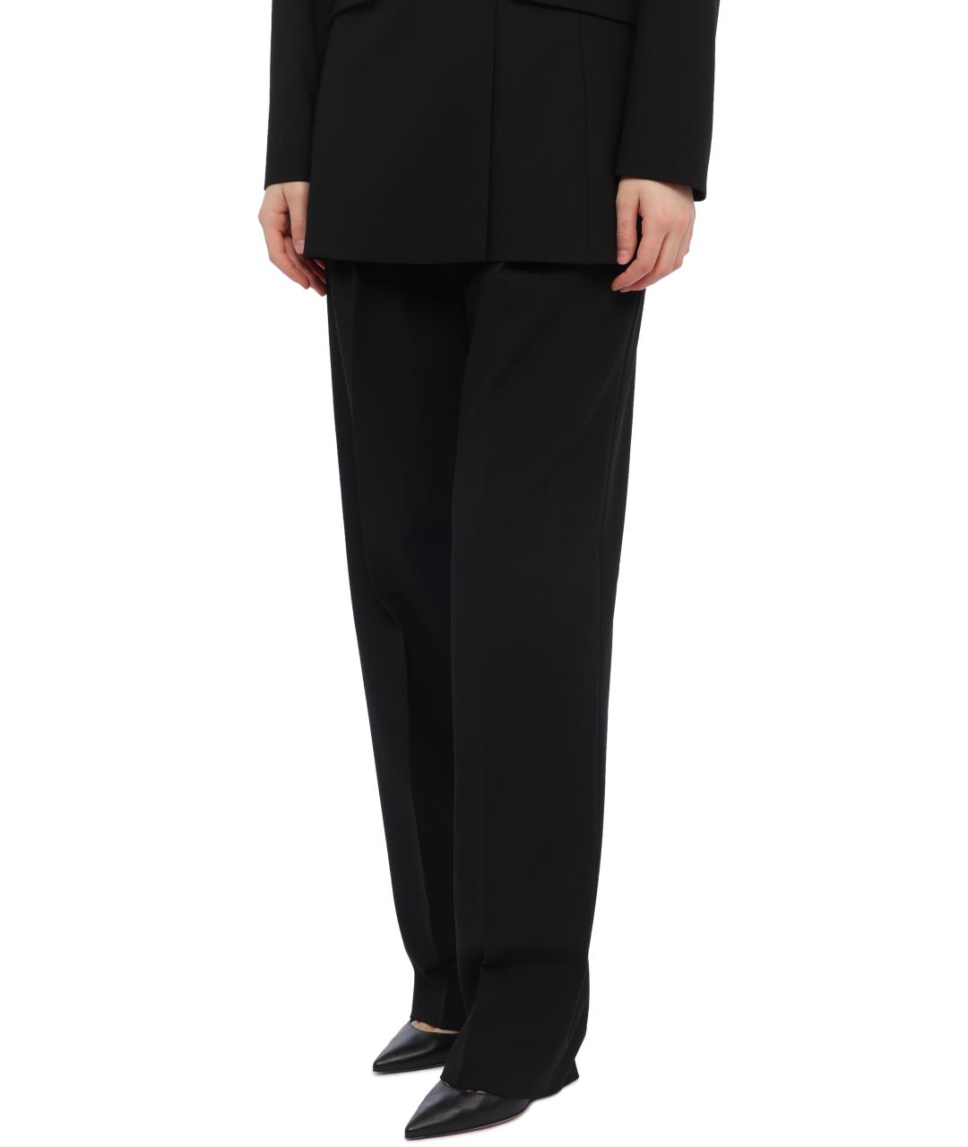 HUGO BOSS Черные прямые брюки, фото 2