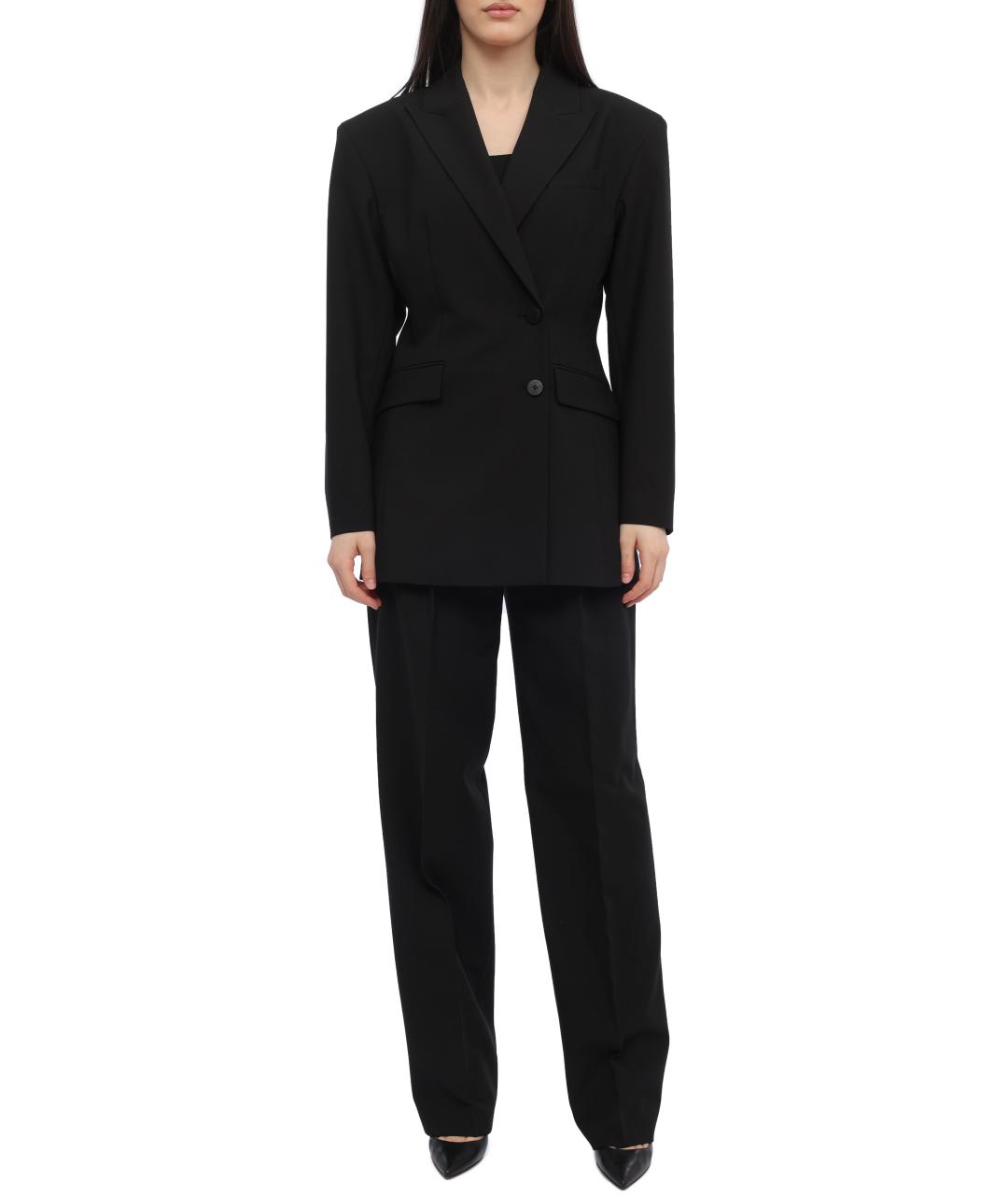 HUGO BOSS Черные прямые брюки, фото 4