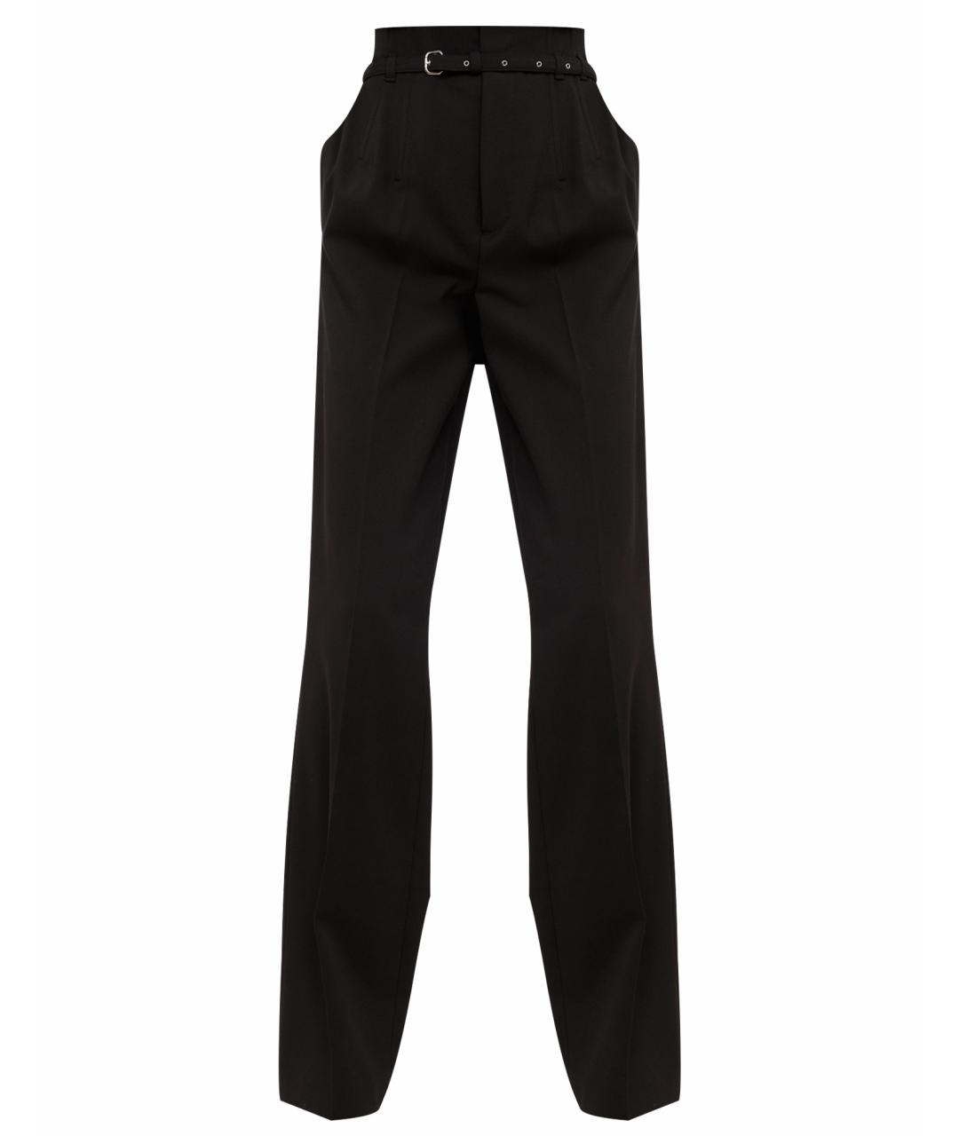 RED VALENTINO Черные прямые брюки, фото 7