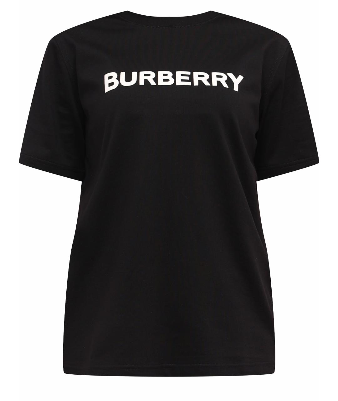 BURBERRY Черная футболка, фото 1