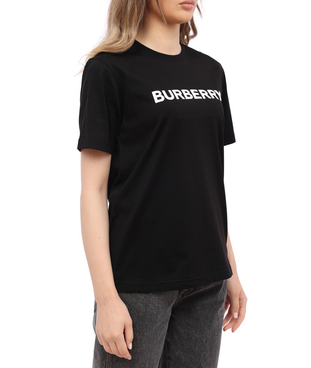 BURBERRY Черная футболка, фото 5