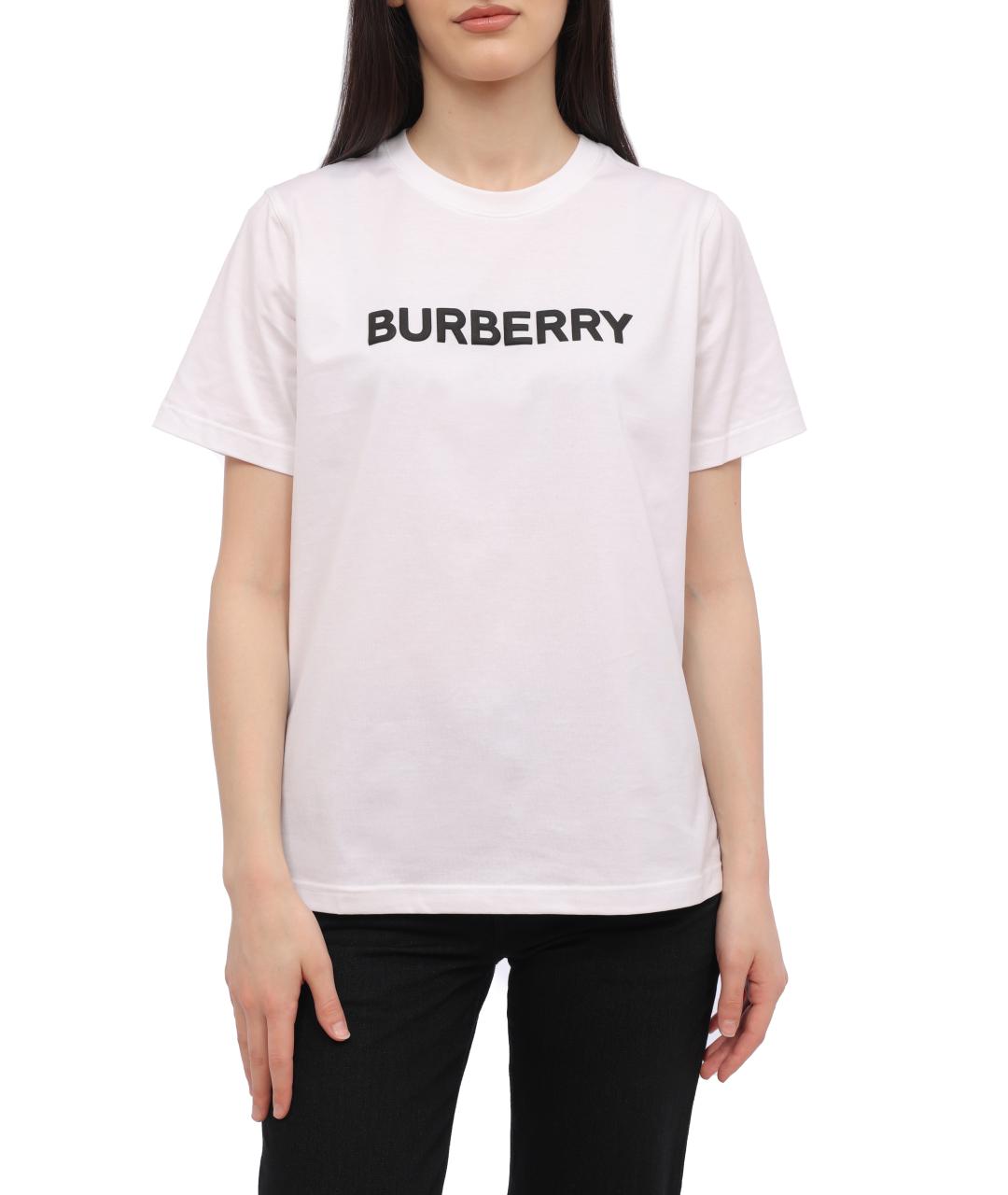 BURBERRY Белая футболка, фото 5
