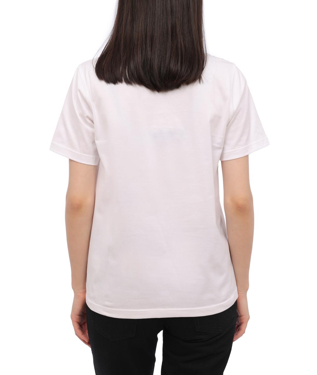 BURBERRY Белая футболка, фото 2