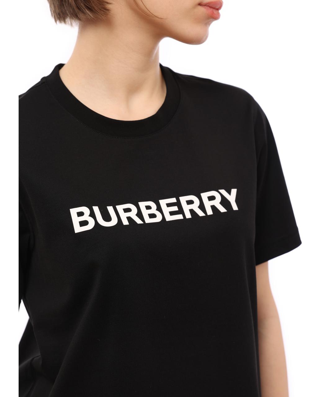 BURBERRY Черная футболка, фото 5