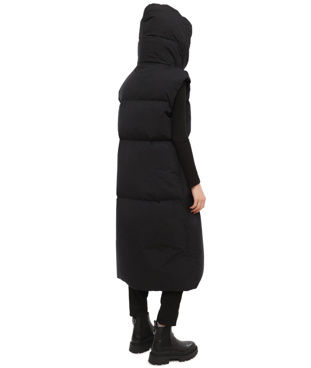 HERNO Черный жилет, фото 5