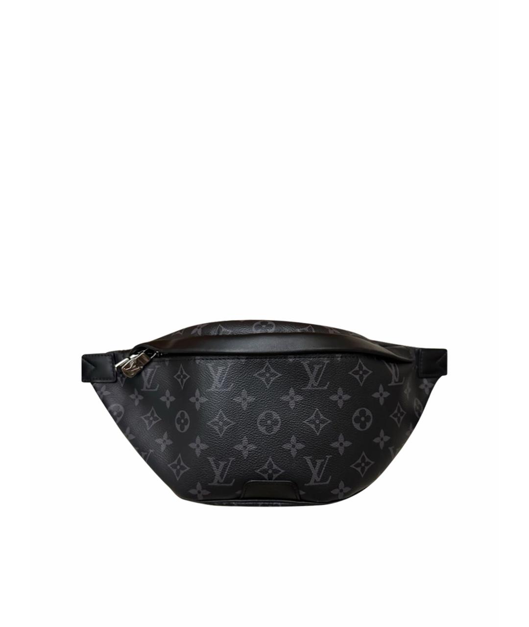 LOUIS VUITTON PRE-OWNED Антрацитовая поясная сумка, фото 1