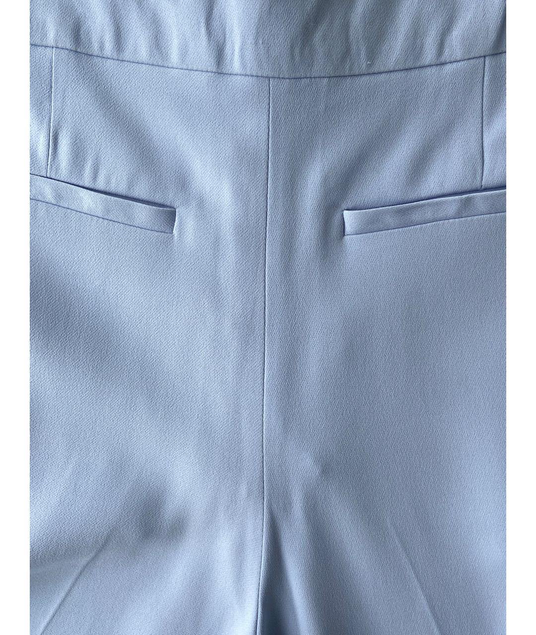 ACNE STUDIOS Голубые вискозные брюки широкие, фото 7