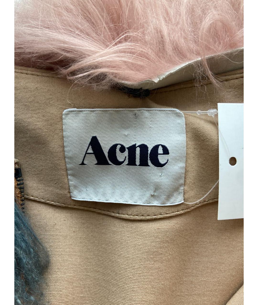 ACNE STUDIOS Бежевое коктейльное платье, фото 3