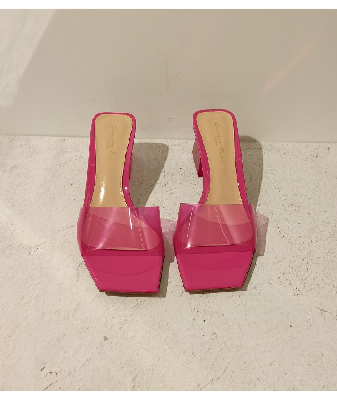 GIANVITO ROSSI Фуксия мюли, фото 2