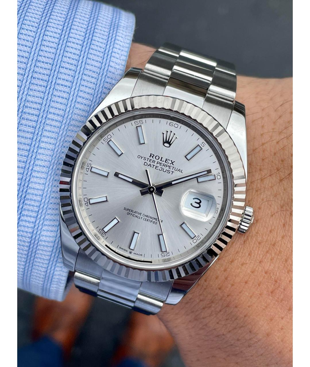 Datejust rolex stainless steel best sale