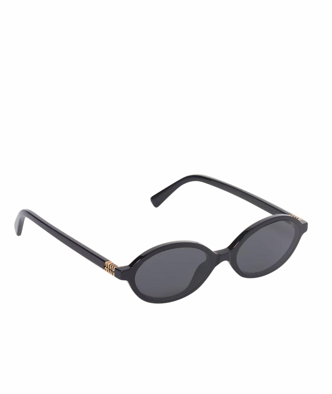 MIU MIU Черные солнцезащитные очки, фото 1