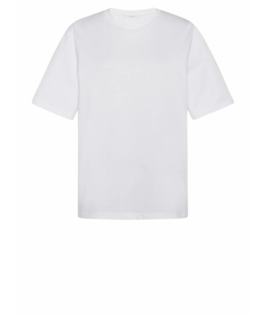 THE ROW Белая хлопковая футболка, фото 1