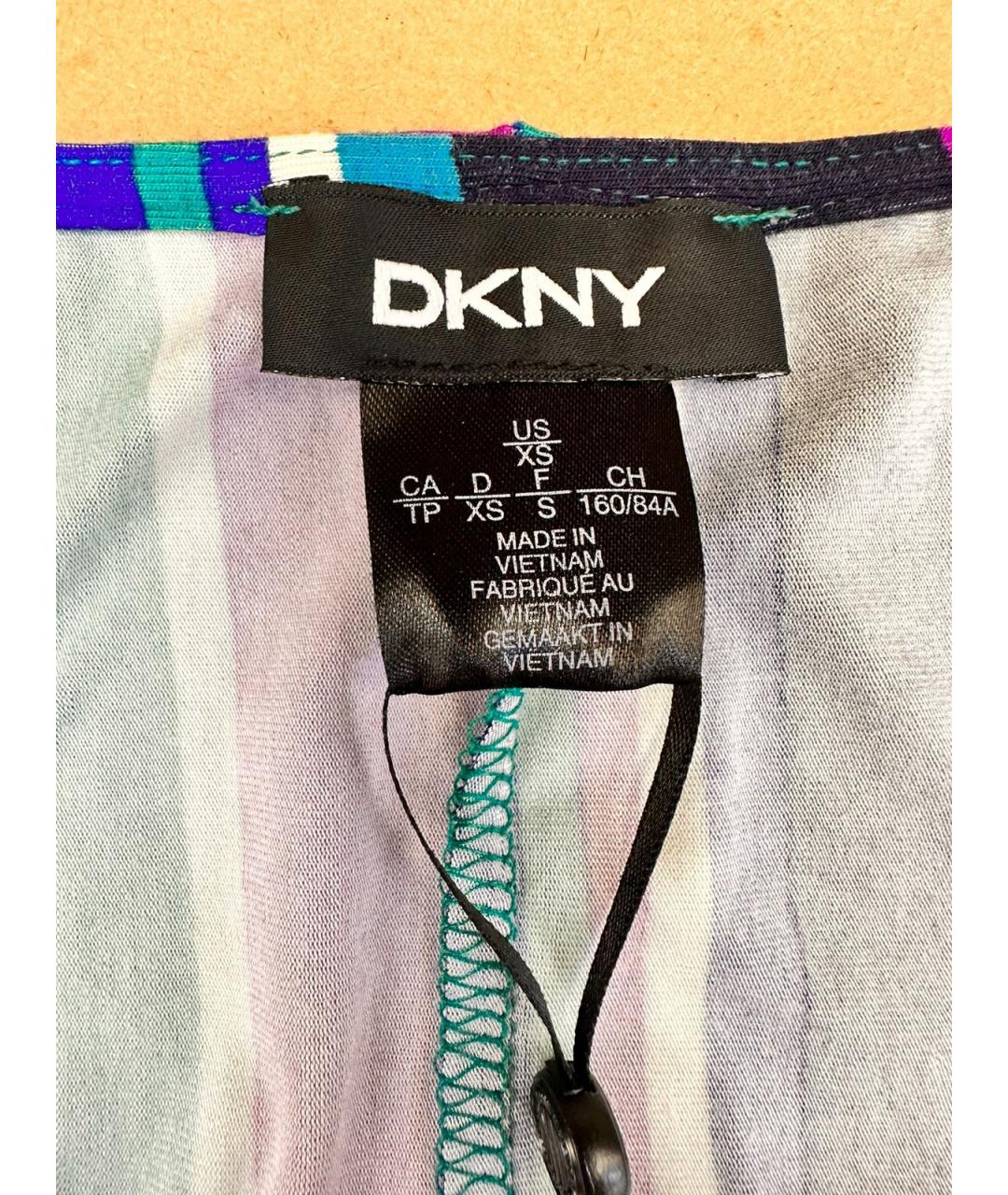 DKNY Мульти полиэстеровый сарафан, фото 3