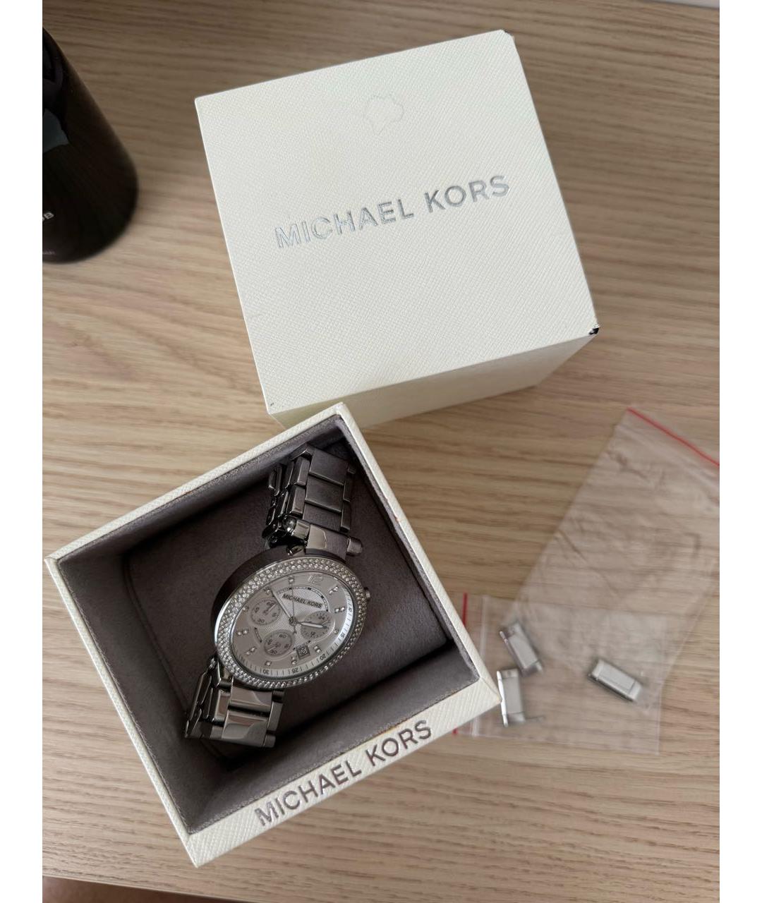 MICHAEL KORS Серебряные часы, фото 4