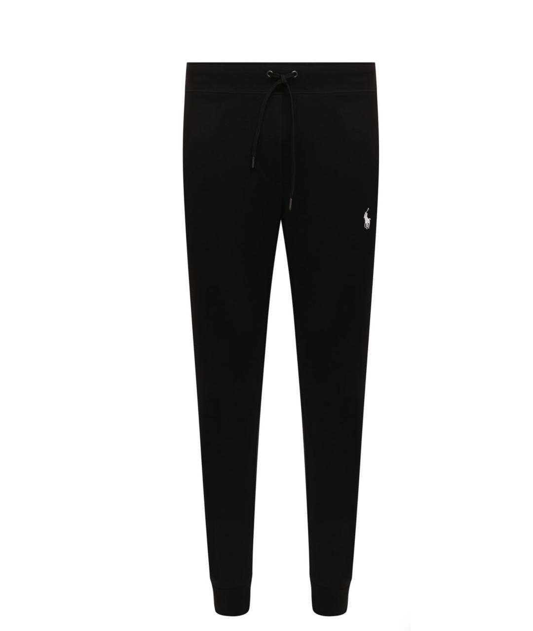POLO RALPH LAUREN Черные хлопковые спортивные брюки и шорты, фото 1