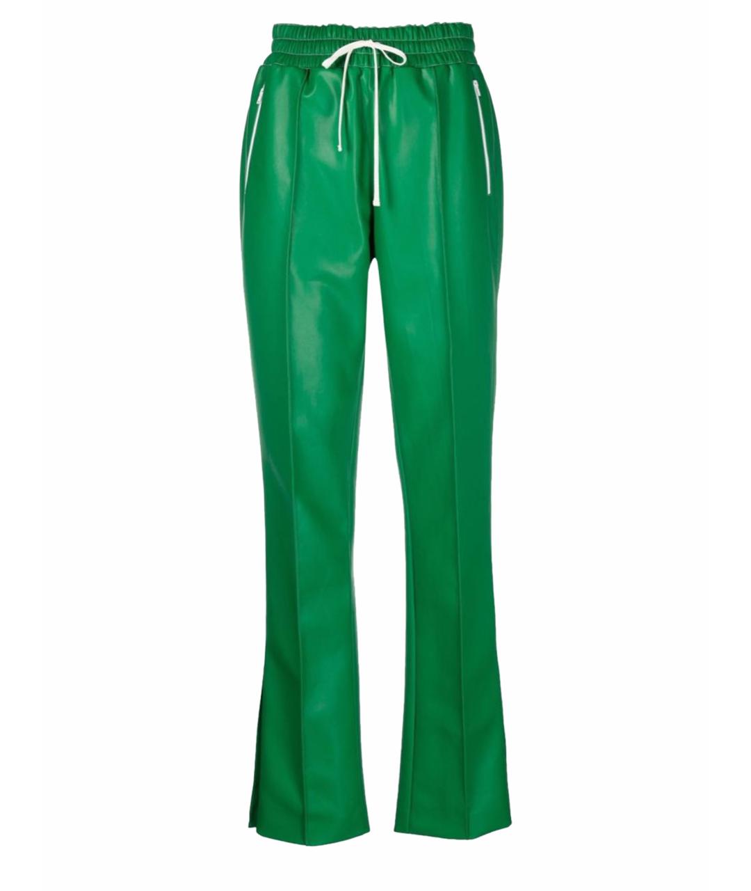 PHILOSOPHY DI LORENZO SERAFINI Зеленые прямые брюки, фото 1