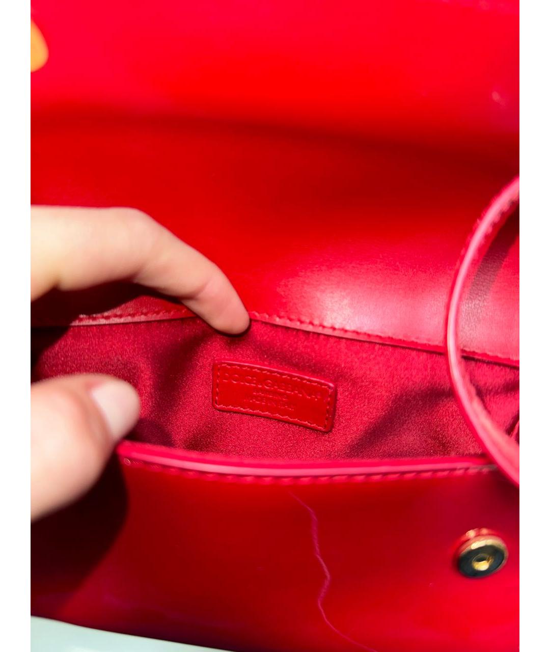 DOLCE & GABBANA KIDS Красная сумка, фото 5
