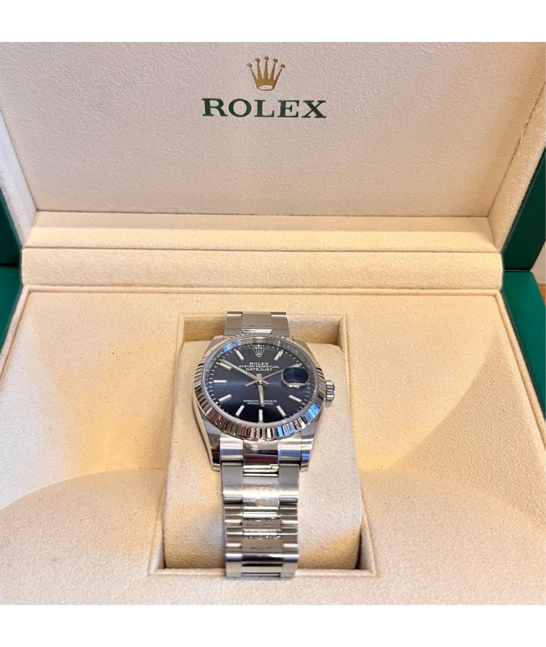 ROLEX Белые часы из белого золота, фото 3