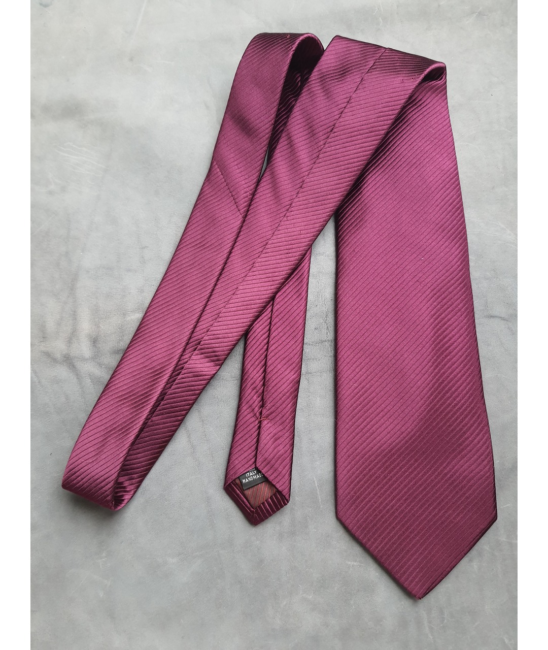 CACHAREL Фиолетовый шелковый галстук, фото 3