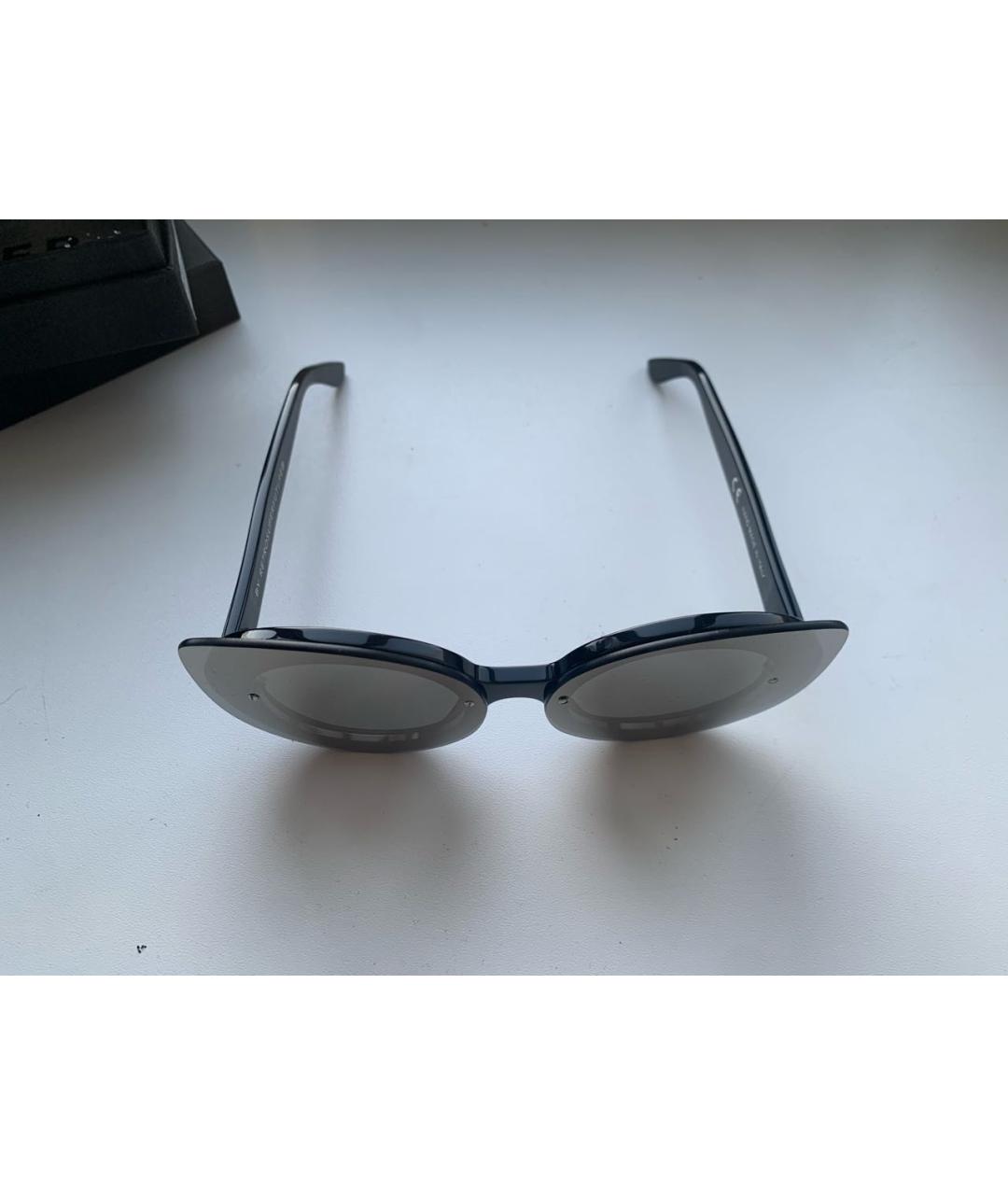 RETROSUPERFUTURE Черные пластиковые солнцезащитные очки, фото 2